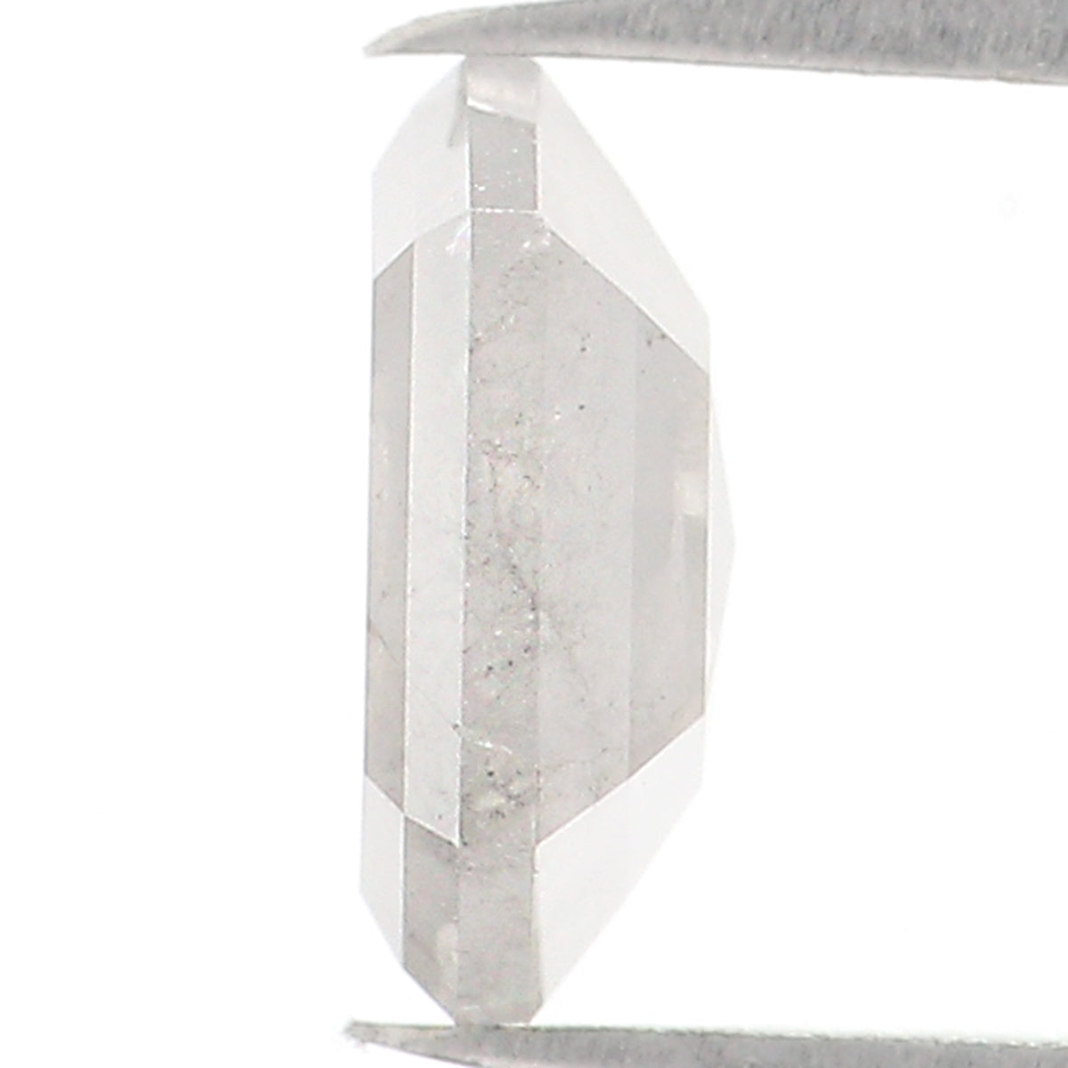 0.76 Ct Natural Loose Hexagon Shape Diamond Grey Hexagon Cut Diamond 6.50 MM Natural Loose Diamond Grey Hexagon Rose Cut Diamond QL1121