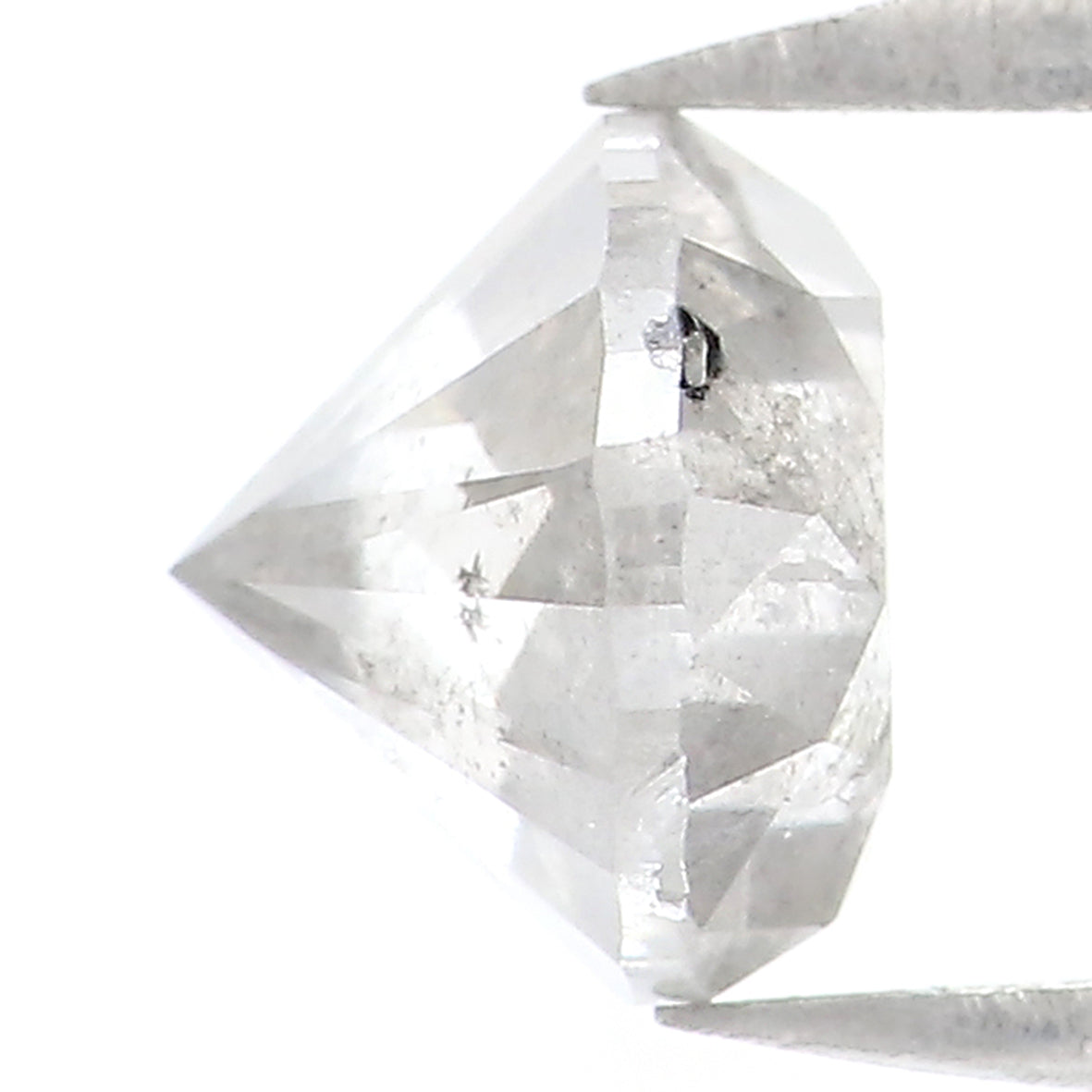 1.09 CT Natural Loose Round Shape Diamond Milky Grey Color Round Cut Diamond 5.80 MM Natural Grey Color Round Brilliant Cut Diamond LQ8170