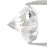 Natural Loose Round Milky Grey Color Diamond 1.09 CT 5.80 MM Round Shape Brilliant Cut Diamond L8170