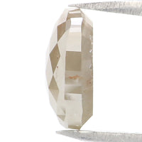 Natural Loose Oval Diamond Grey Color 1.90 CT 8.00 MM Oval Rose Cut Shape Diamond L7824