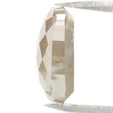 Natural Loose Oval Diamond Grey Color 1.90 CT 8.00 MM Oval Rose Cut Shape Diamond L7824