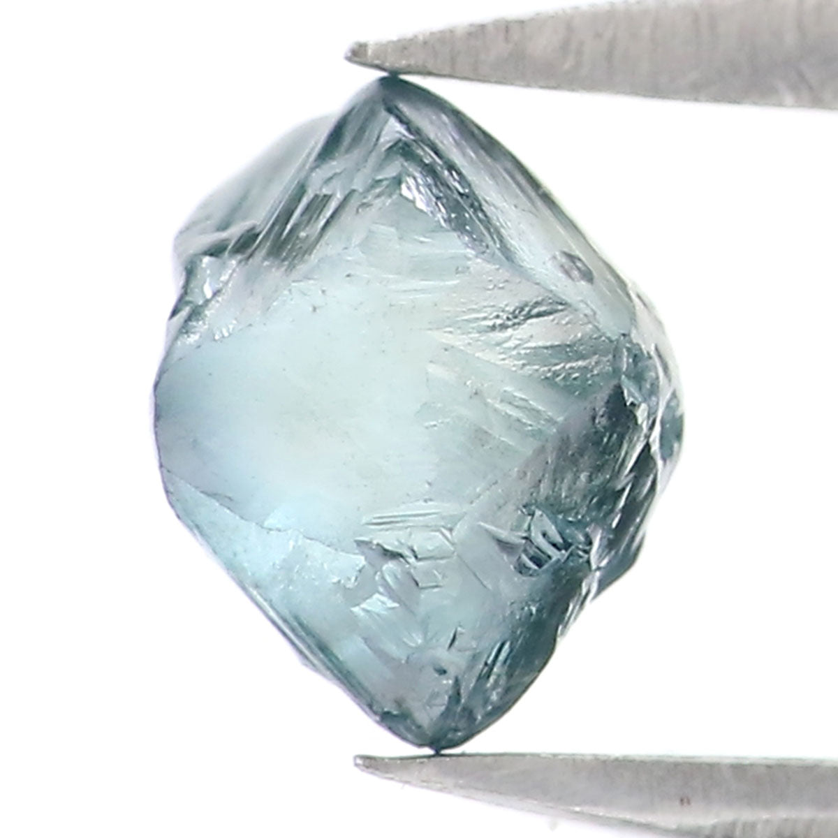 Natural Loose Rough Blue Color Diamond 1.01 CT 6.05 MM Rough Irregular Cut Diamond KDL2229