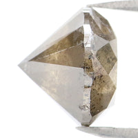 Natural Loose Round Brown Grey Color Diamond 2.52 CT 7.80 MM Round Brilliant Cut Diamond L7218
