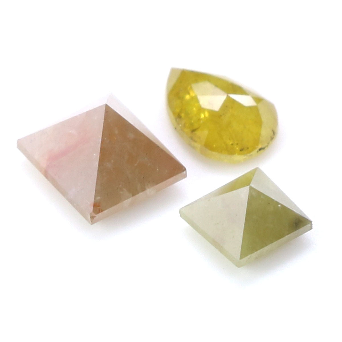 1.36 CT Natural Loose Mix Shape Diamond Mix Color Mix Shape Diamond 3.95 MM Natural Diamond Mix Color Mix Shape Rose Cut Diamond KQ2518