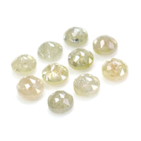 Natural Loose Rose Cut Diamond Grey Color 1.54 CT 2.90 MM Round Rose Cut Shape Diamond KR122