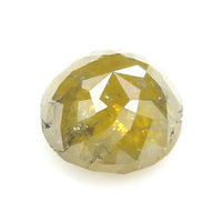Natural Loose Rose Cut Yellow Green Diamond Color 0.85 CT 5.20 MM Round Rose Cut Shape Diamond KR660