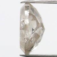 1.13 Ct Natural Loose Diamond, Rose Cut Diamond, Grey Rose Cut, Round Cut Diamond, Rustic Diamond, Round Shape Diamond, L695