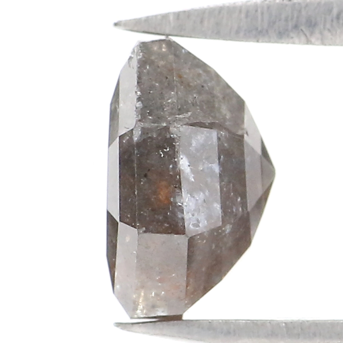 1.26 CT Natural Loose Octagon Diamond Grey Color Octagon Diamond 6.60 MM Natural Loose Diamond Grey Color Octagon Rose Cut Diamond KQ1069
