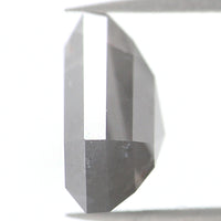 Natural Loose Shield Salt And Pepper Diamond Grey Color 3.45 CT 8.70 MM Shield Shape Rose Cut Diamond KDL1055
