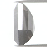 Natural Loose Shield Salt And Pepper Diamond Grey Color 3.45 CT 8.70 MM Shield Shape Rose Cut Diamond KDL1055
