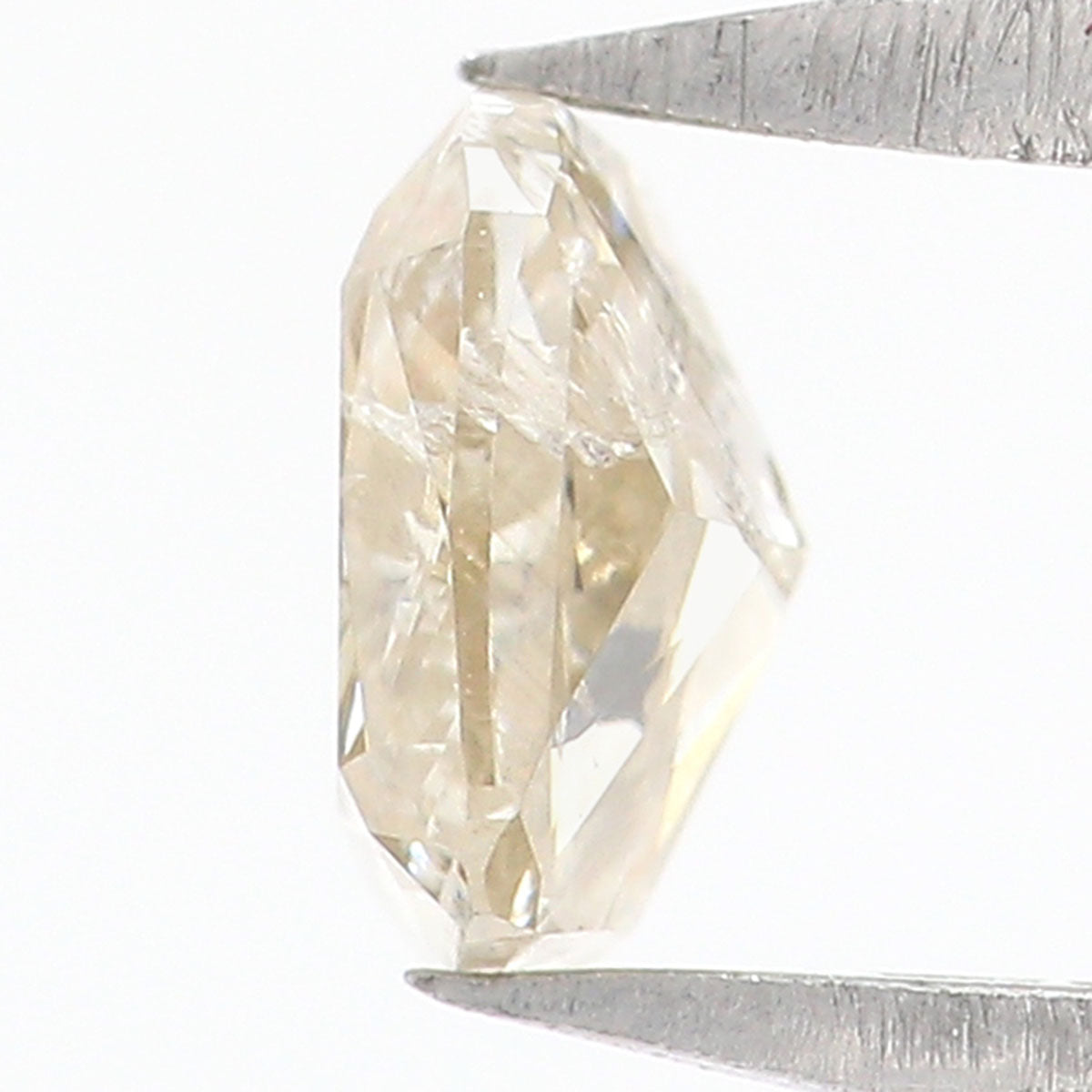 0.44 CT Natural Loose Cushion Shape Diamond Grey Color Cushion Cut Diamond 4.70 MM Natural Yellow Color Cushion Brilliant Cut Diamond KQ981
