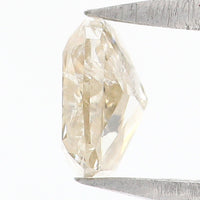 Natural Loose Cushion Yellow Grey Color Diamond 0.44 CT 4.70 MM Cushion Shape Rose Cut Diamond KR981
