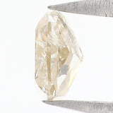 Natural Loose Cushion Yellow Grey Color Diamond 0.44 CT 4.70 MM Cushion Shape Rose Cut Diamond KR981