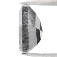 Natural Loose Antique Diamond Black Grey Color 2.70 CT 9.95 MM Antique Shape Rose Cut Diamond L8254