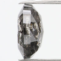 1.00 Ct Natural Loose Diamond, Oval Diamond, Black Diamond, Grey Diamond, Salt and Pepper Diamond, Antique Diamond, Real Diamond, KDL761