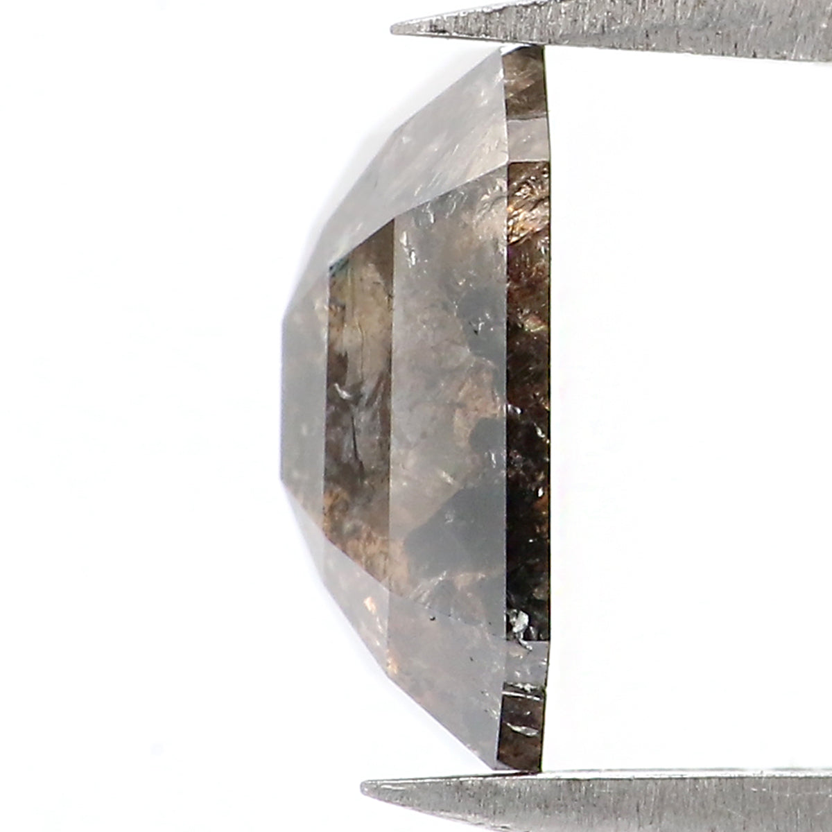 1.78 CT Natural Loose Radiant Shape Diamond Brown Color Radiant Cut Diamond 8.50 MM Natural Brown Diamond Radiant Rose Cut Diamond LQ7523