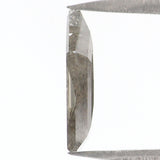 Natural Loose Shield Salt And Pepper Diamond Black Grey Color 1.20 CT 10.50 MM Shield Shape Rose Cut Diamond KR2035