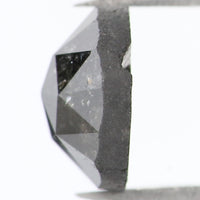 Natural Loose Round Rose Cut Diamond Black Color 1.72 CT 7.40 MM Rose Cut Shape Diamond L1637