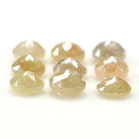 Natural Loose Round Rose Cut Grey Brown Color Diamond 1.27 CT 3.00 MM Round Rose Cut Shape Diamond L6347