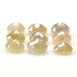 Natural Loose Round Rose Cut Grey Brown Color Diamond 1.27 CT 3.00 MM Round Rose Cut Shape Diamond L6347