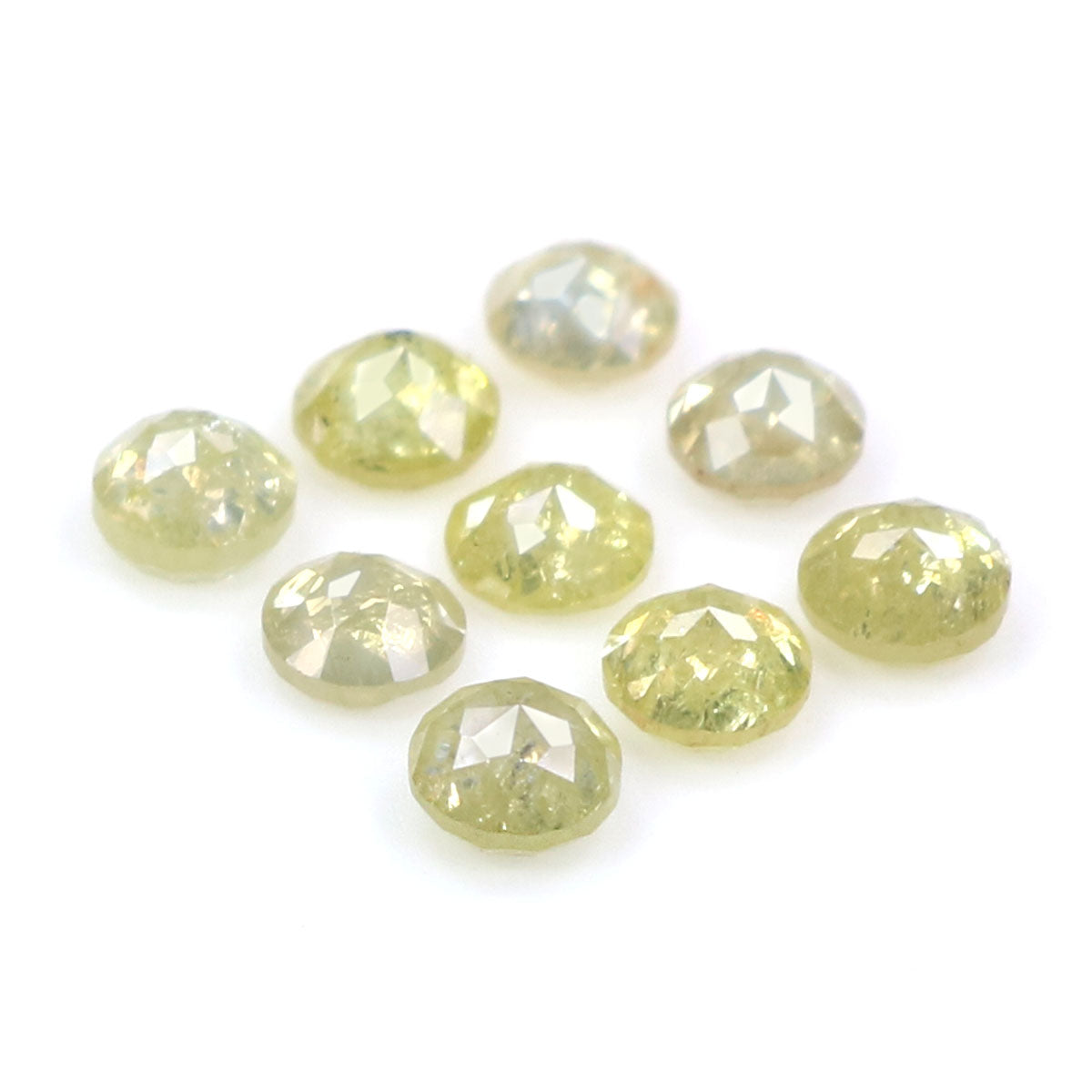 1.00 CT Natural Loose Round Diamond Yellow Color Diamond Natural Loose Diamond 2.70 MM Round Rose Cut Diamond Round Shape Diamond LQ9393