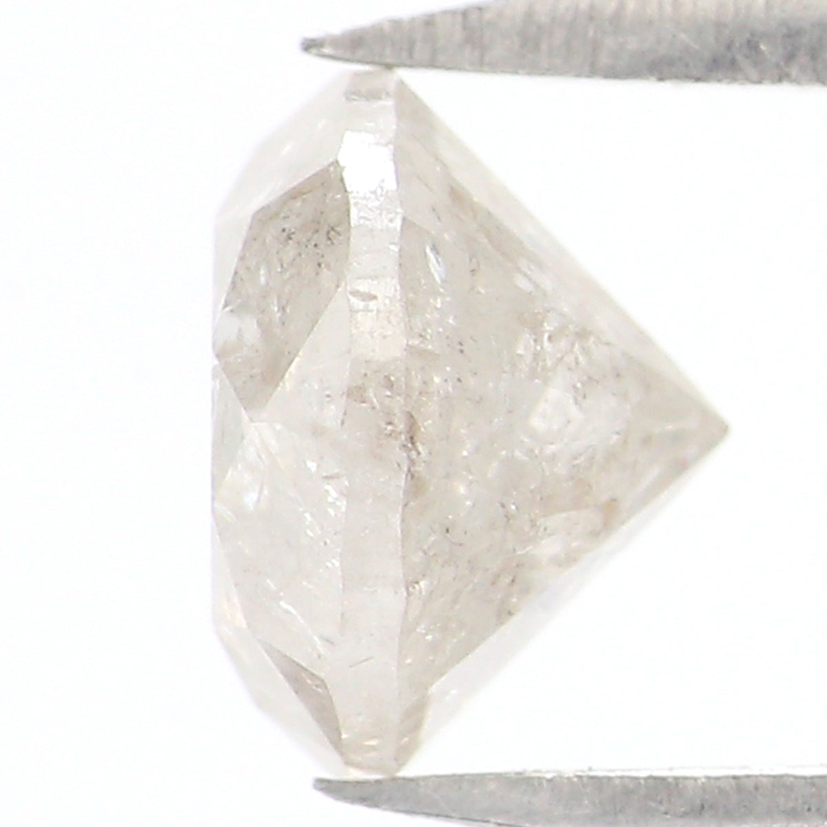 1.38 Ct Natural Loose Round Shape Diamond Grey Color Round Cut Diamond 6.50 MM Natural Loose Grey Color Round Brilliant Cut Diamond LQ8212