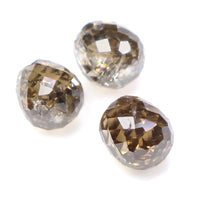 Natural Loose briolette Brown Color Diamond 1.01 CT 3.72 MM Drop Shape Rose Cut Diamond L9889