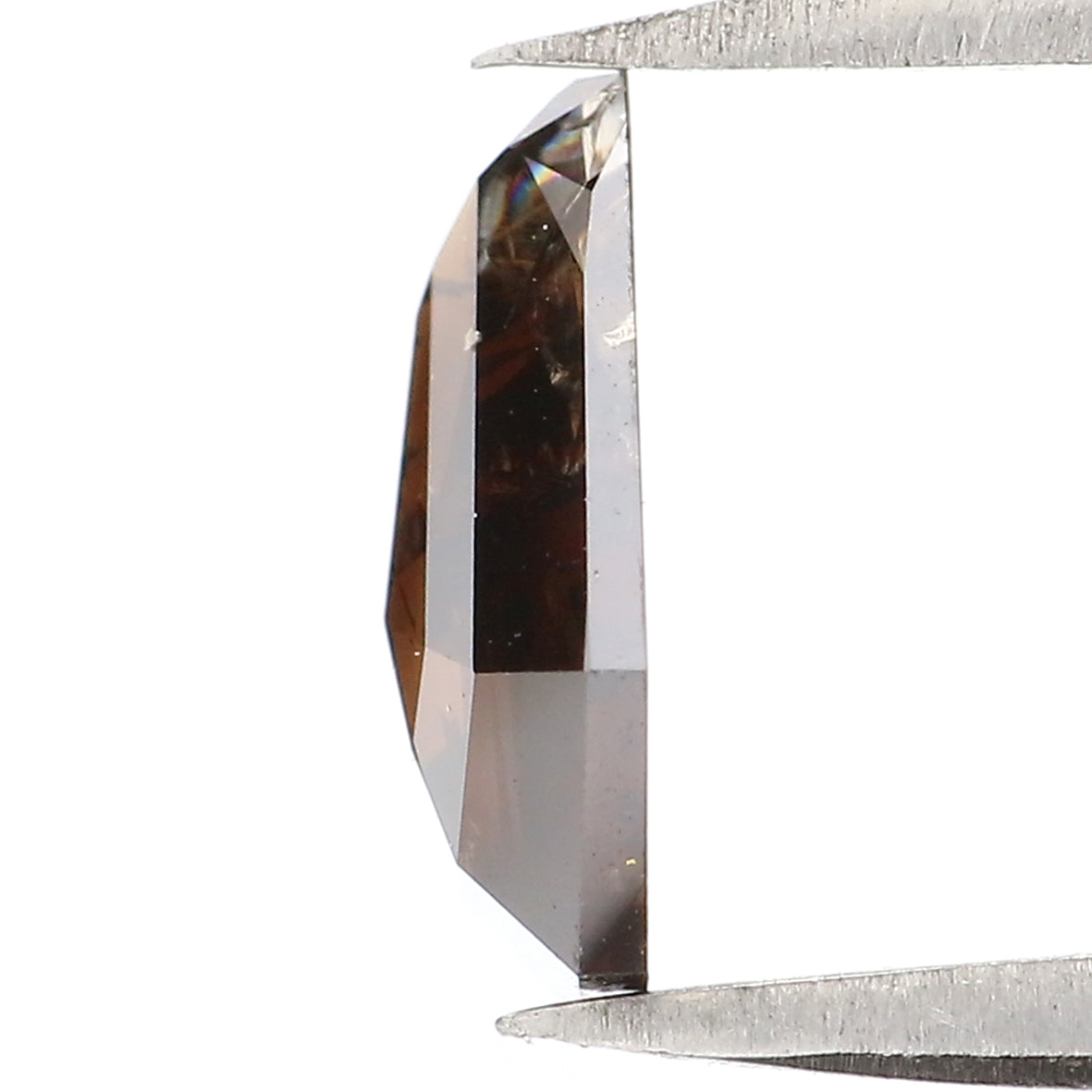 1.36 CT Natural Loose Coffin Shape Diamond Deep Brown Color Coffin Diamond 9.00 MM Natural Loose Brown Color Coffin Rose Cut Diamond LQ7661