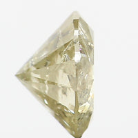 0.57 Ct Natural Loose Diamond, Green Diamond, Yellow Diamond, Round Diamond, Round Brilliant Cut, Sparkling Diamond, Rustic Diamond L4994