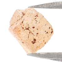 Natural Loose Rough Brown Grey Color Diamond 1.14 CT 5.10 MM Rough Shape Rose Cut Diamond KR1259
