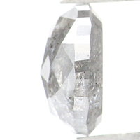 Natural Loose Oval Salt And Pepper Diamond Black Grey Color 1.06 CT 6.55 MM Oval Shape Rose Cut Diamond KDL1791