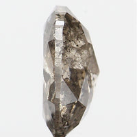 0.37 Ct Natural Loose Diamond, Oval Diamond, Black Diamond, Grey Diamond, Salt and Pepper Diamond, Antique Diamond, Real Diamond L395