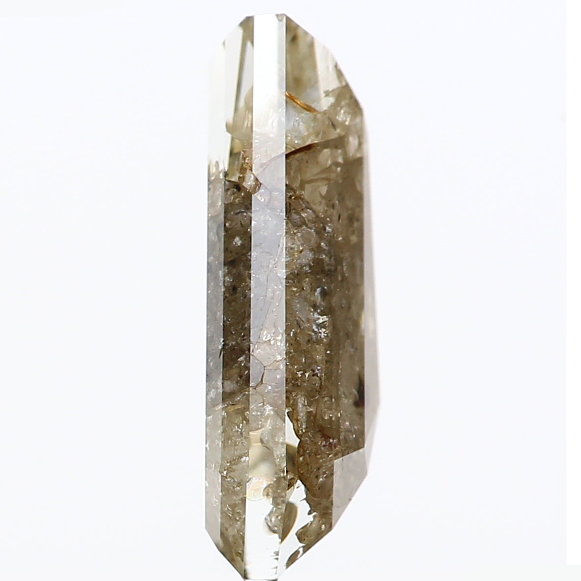 2.61 CT Coffin Cut Diamond, Brown Diamond, Grey Diamond, Antique Diamond, Natural Loose Diamond, Antique Rose Cut Diamond KDL400