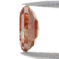 Natural Loose Hexagon Brown Color Diamond 0.46 CT 5.29 MM Hexagon Shape Rose Cut Diamond KDK2594