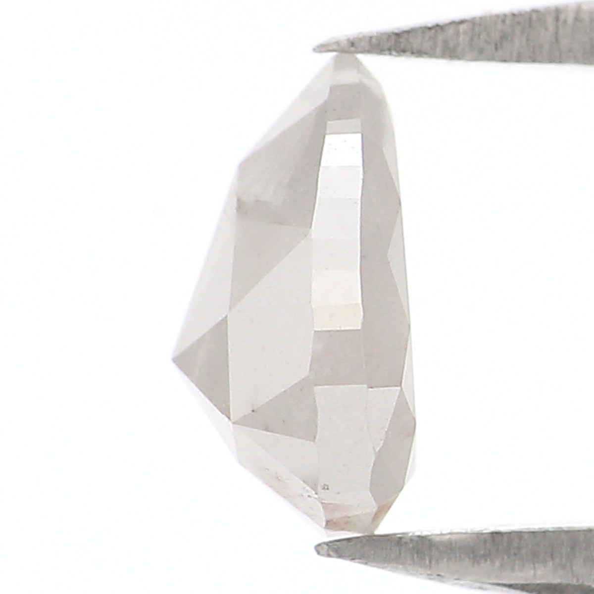 0.85 CT Natural Loose Pear Shape Diamond White Color Pear Cut Diamond 6.50 MM Natural Loose Grey Color Diamond Pear Rose Cut Diamond LQ8978