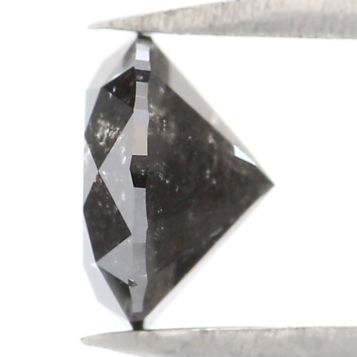 0.90 Ct Natural Loose Round Shape Diamond Black Color Round Cut Diamond 6.05 MM Natural Loose Black Color Round Brilliant Cut Diamond LQ507