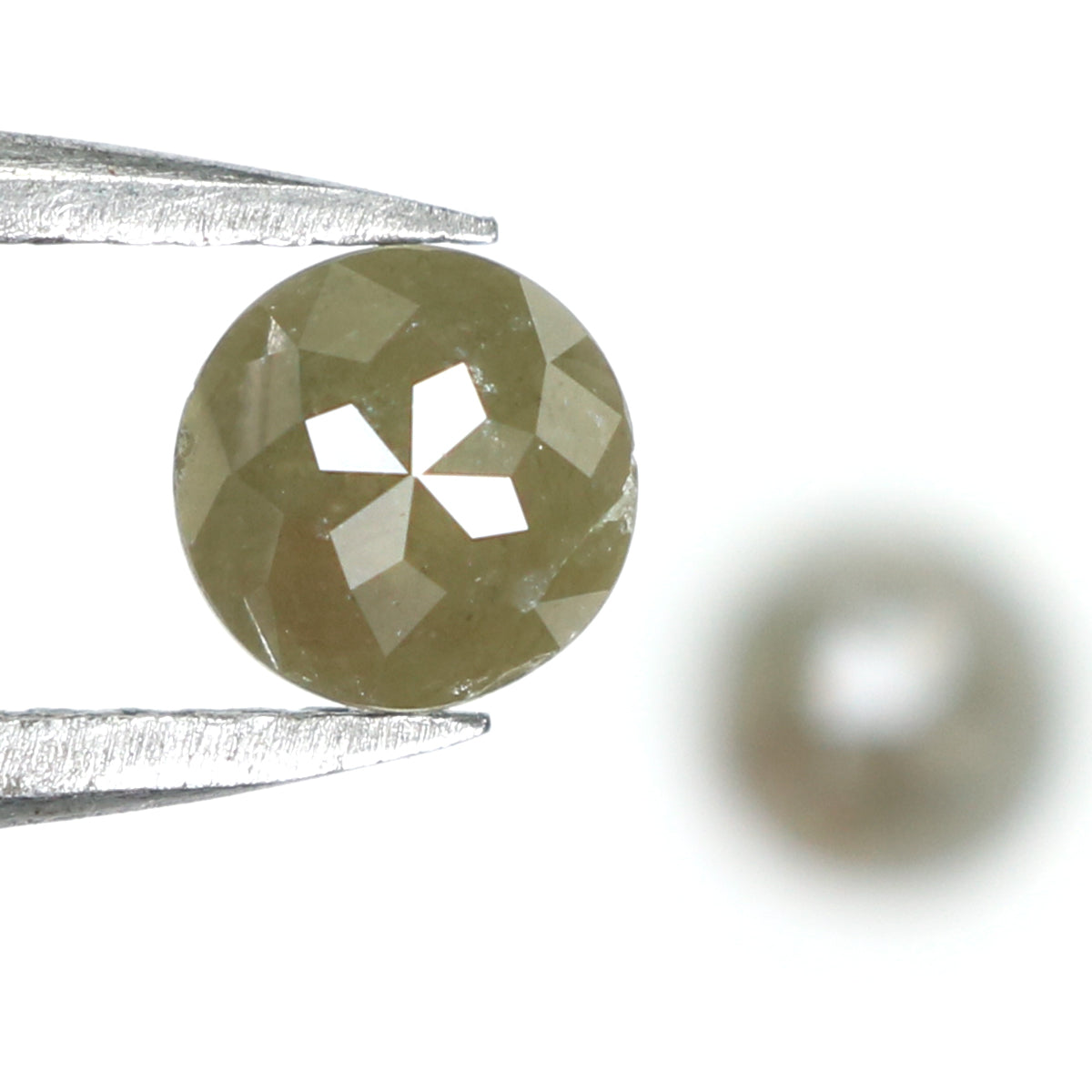 1.14 CT Natural Loose Round Rose Cut Diamond Grey Color Round Cut Diamond 4.70 MM Natural Loose Diamond Round Rose Cut Shape Diamond LQ6334
