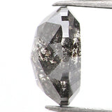 0.37 Ct Natural Loose Diamond, Oval Diamond, Black Diamond, Grey Diamond, Salt and Pepper Diamond, Antique Diamond, Real Diamond, L701