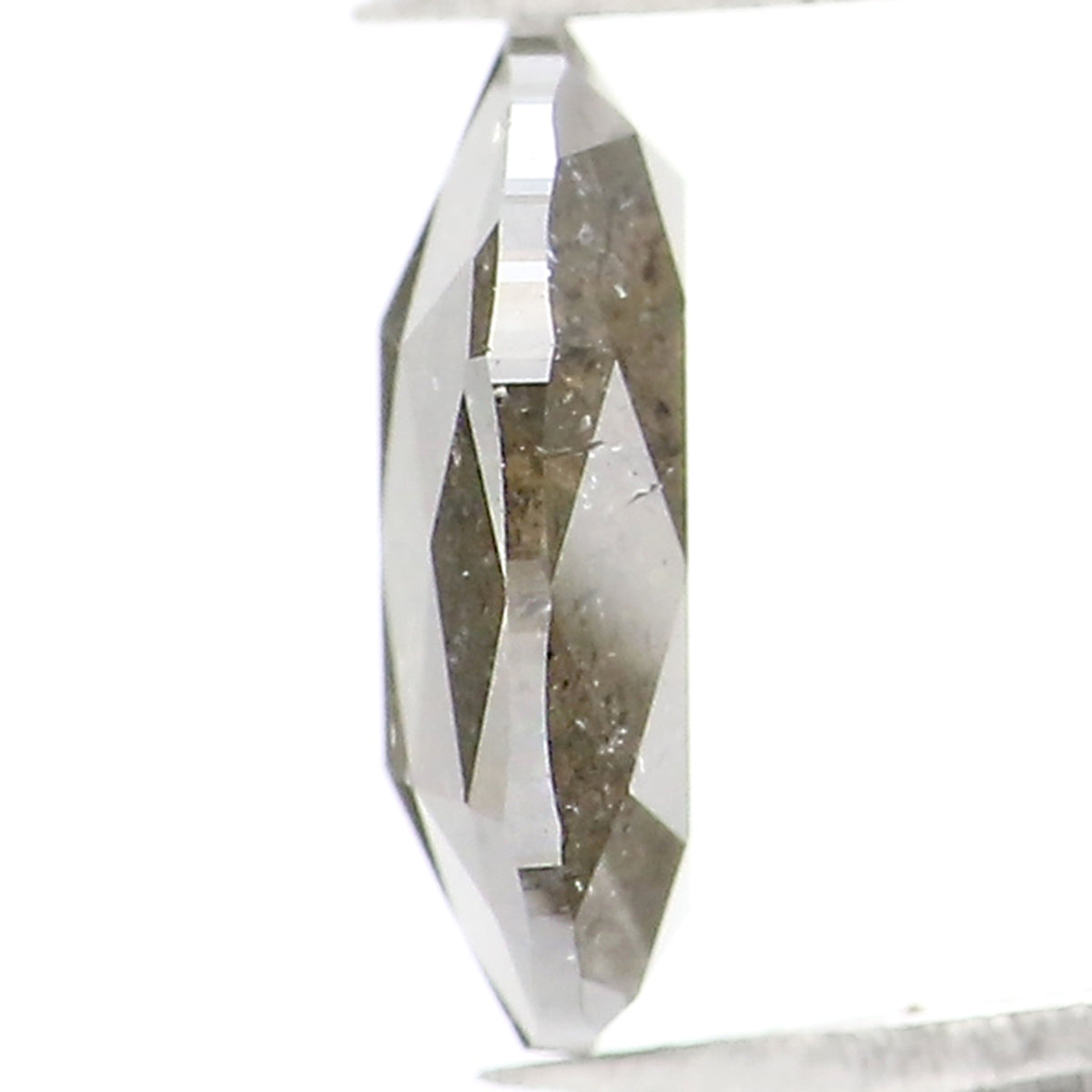 1.01 Ct Natural Loose Oval Shape Diamond Salt And Pepper Oval Cut Diamond 7.40 MM Natural Loose Diamond Oval Shape Rose Cut Diamond LQ1788
