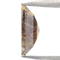 Natural Loose Square Diamond Brown Color 1.10 CT 7.10 MM Square Shape Rose Cut Diamond L7435