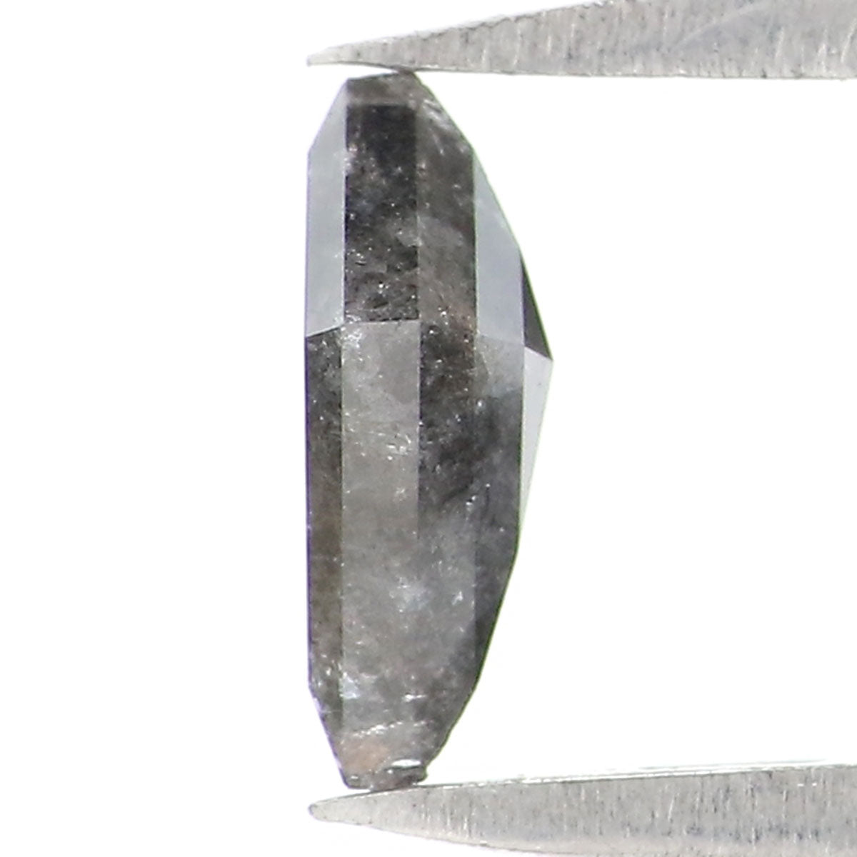 0.37 CT Natural Loose Kite Shape Diamond Salt And Pepper Kite Shape Diamond 6.70 MM Natural Black Grey Color Kite Rose Cut Diamond QK2581