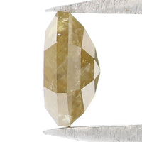 Natural Loose Octagon Yellow Color Diamond 0.67 CT 5.41 MM Octagon Shape Rose Cut Diamond L9568