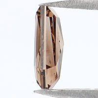 Natural Loose Coffin Diamond Dark Brown Color 0.86 CT 7.20 MM Coffin Shape Rose Cut Diamond KDL6459