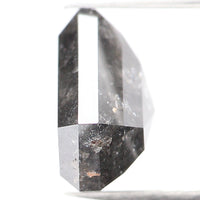 Natural Loose Shield Salt And Pepper Diamond Black Grey Color 3.47 CT 8.75 MM Shield Shape Rose Cut Diamond KDL962