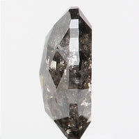 0.34 Ct Natural Loose Diamond, Oval Diamond, Black Diamond, Grey Diamond, Salt and Pepper Diamond, Antique Diamond, Real Diamond L380