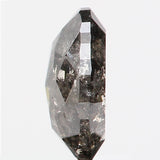 0.34 Ct Natural Loose Diamond, Oval Diamond, Black Diamond, Grey Diamond, Salt and Pepper Diamond, Antique Diamond, Real Diamond L380