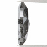 Natural Loose Marquise Salt And Pepper Diamond Black Grey Color 1.08 CT 9.70 MM Marquise Shape Rose Cut Diamond KDL1200
