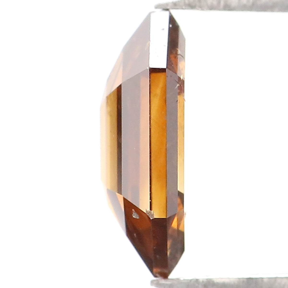 0.47 CT Natural Loose Hexagon Shape Diamond Brown Color Hexagon Cut Diamond 6.65 MM Natural Brown Diamond Hexagon Rose Cut Diamond LQ1830