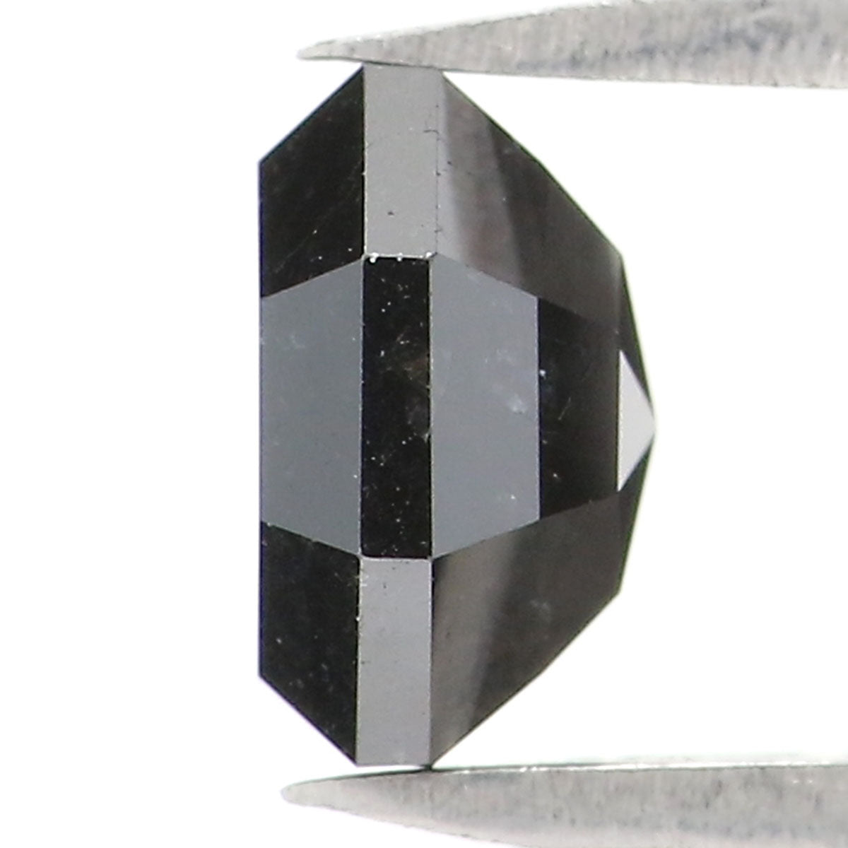 1.34 CT Natural Loose Octagon Diamond Black Color Octagon Diamond 6.30 MM Natural Loose Diamond Grey Color Octagon Rose Cut Diamond LQ9741