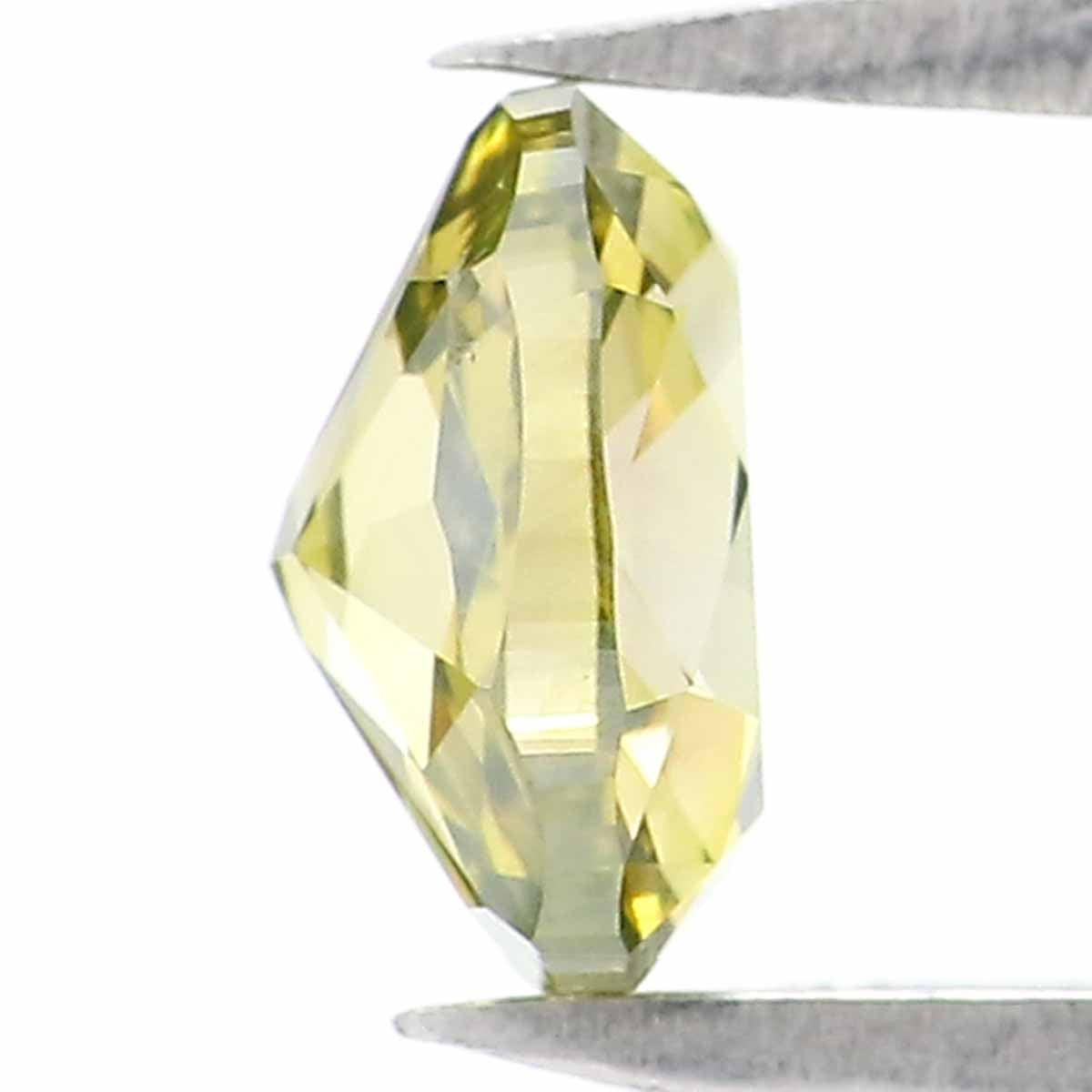 Natural Loose Oval Diamond Green Color 0.58 CT 5.77 MM Oval Rose Cut Shape Diamond L2490